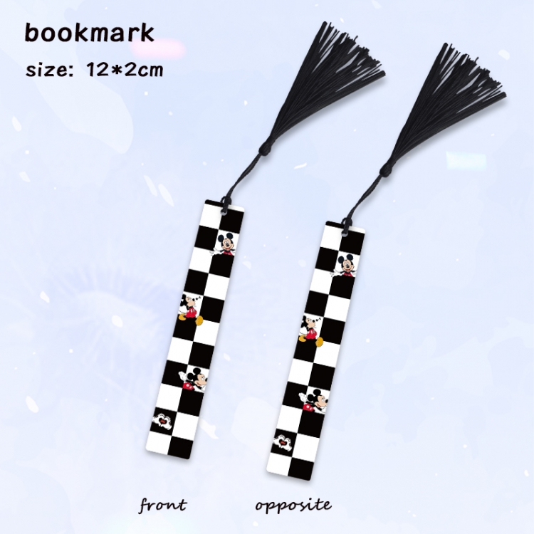 Mickey Anime full-color printed metal bookmark pendant price for 5 pcs