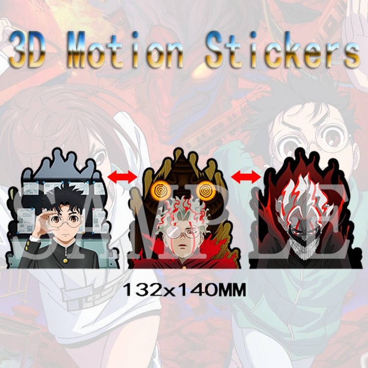 Dandadan 3D HD variable map car computer animation stickers price for 2 pcs DDD-01