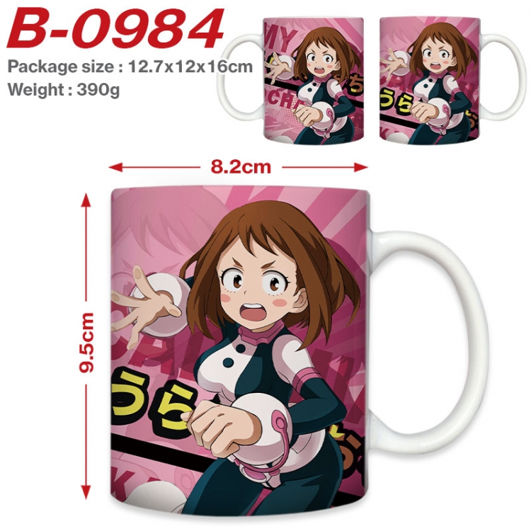 My Hero Academia Anime printed ceramic mug 400ml (single carton foam packaging)  B-0984