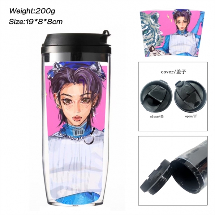 straykids Anime double-layer insulated water bottle and cup 350ML