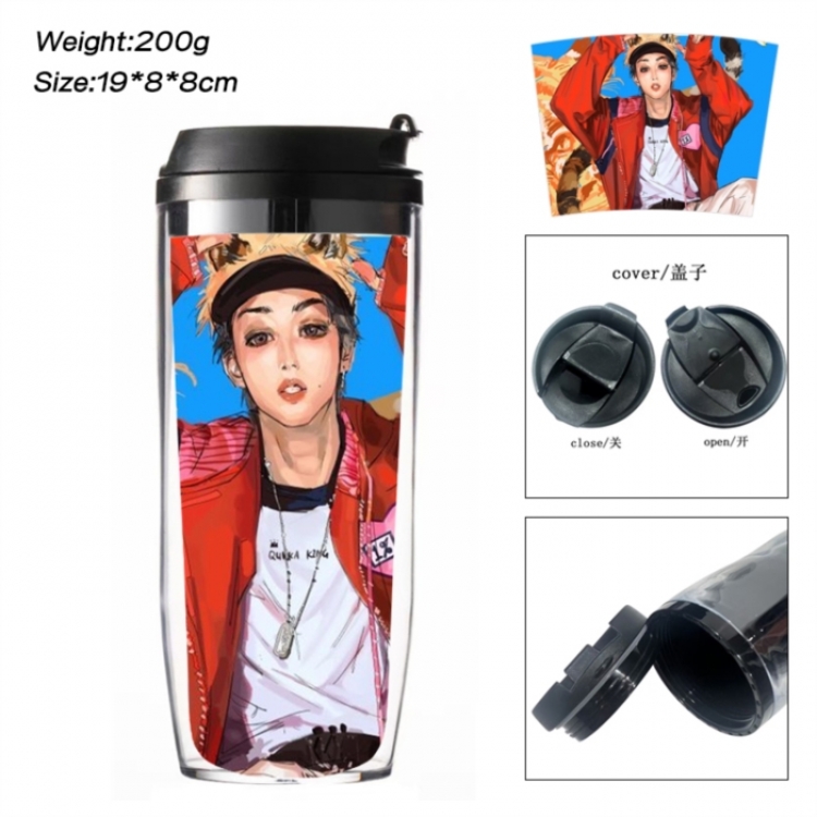 straykids Anime double-layer insulated water bottle and cup 350ML