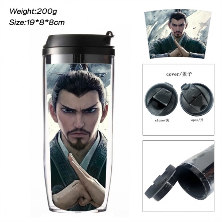 Nezha Anime double-layer insulated water bottle and cup 350ML