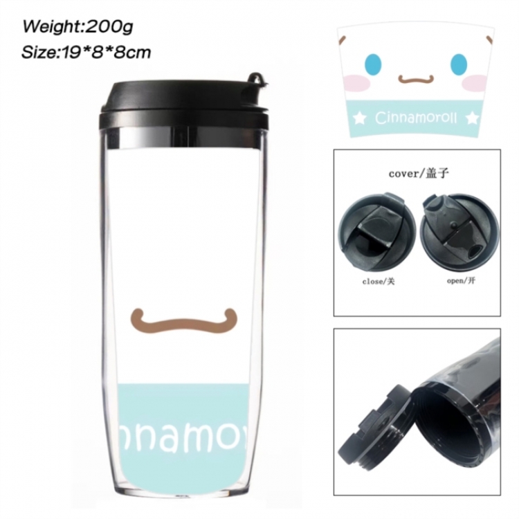 sanrio Anime double-layer insulated water bottle and cup 350ML