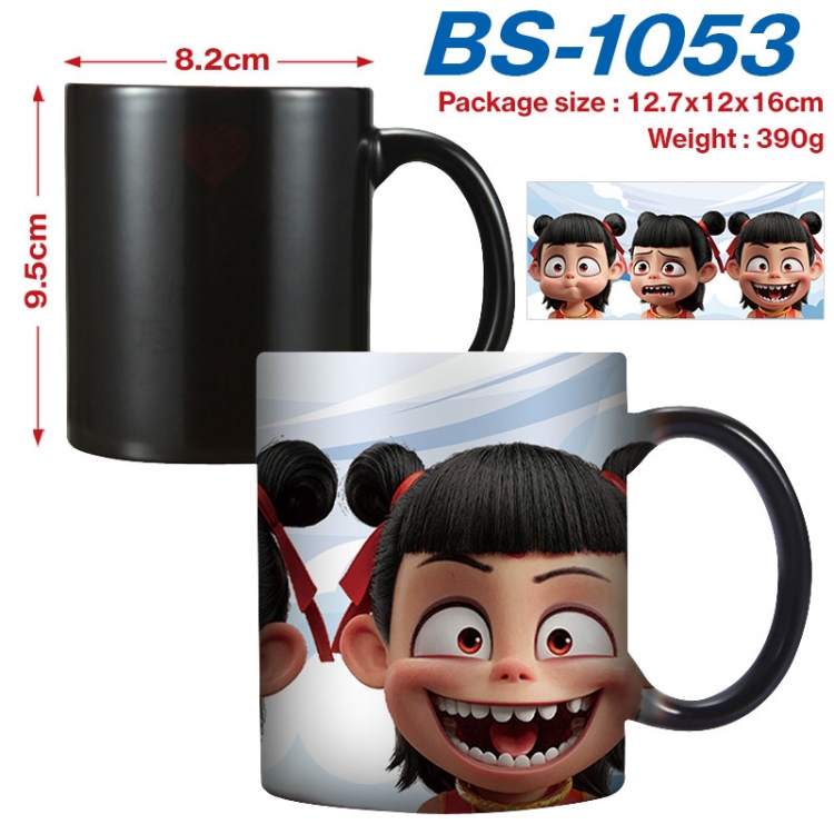 Nezha 2  Anime high-temperature color-changing printing ceramic mug 400ml BS-1053