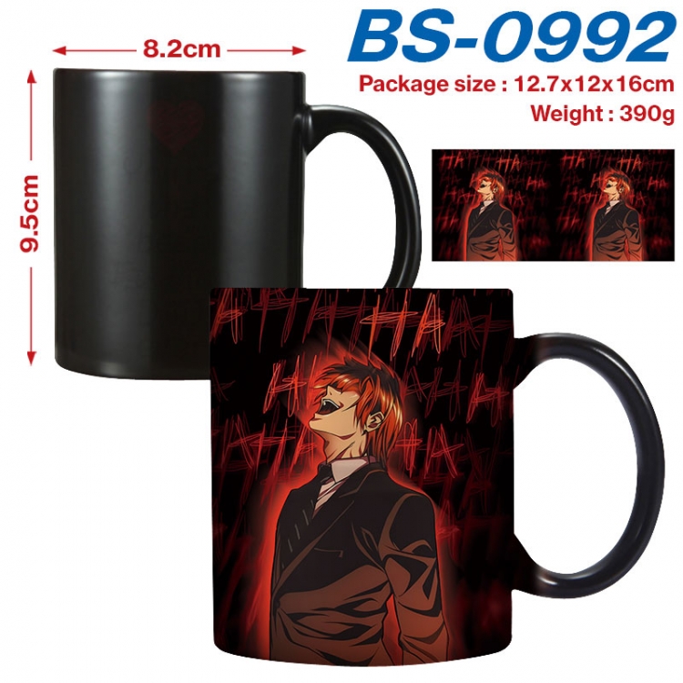 Death note  Anime high-temperature color-changing printing ceramic mug 400ml BS-0992