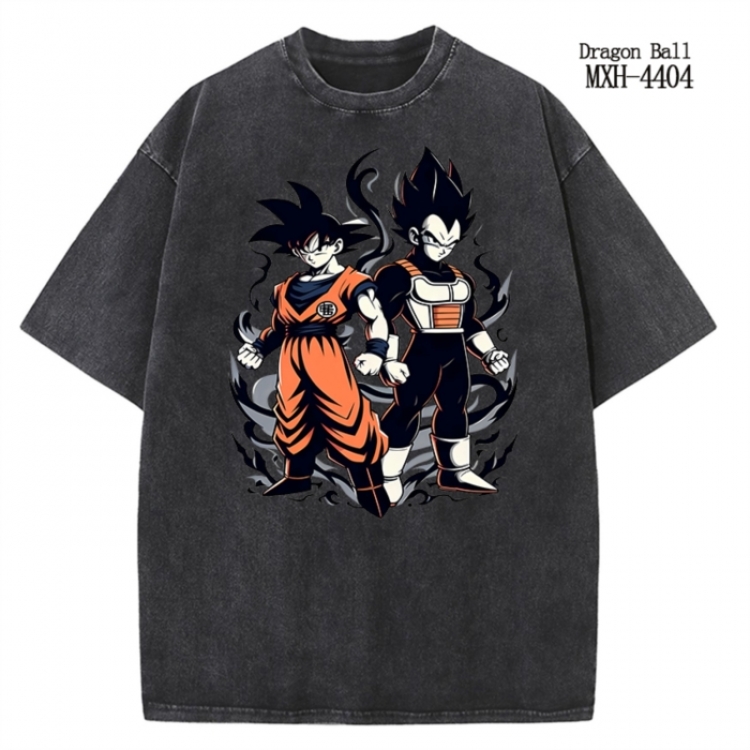DRAGON BALL Anime peripheral pure cotton washed and worn T-shirt from S to 2XL MXH-4404