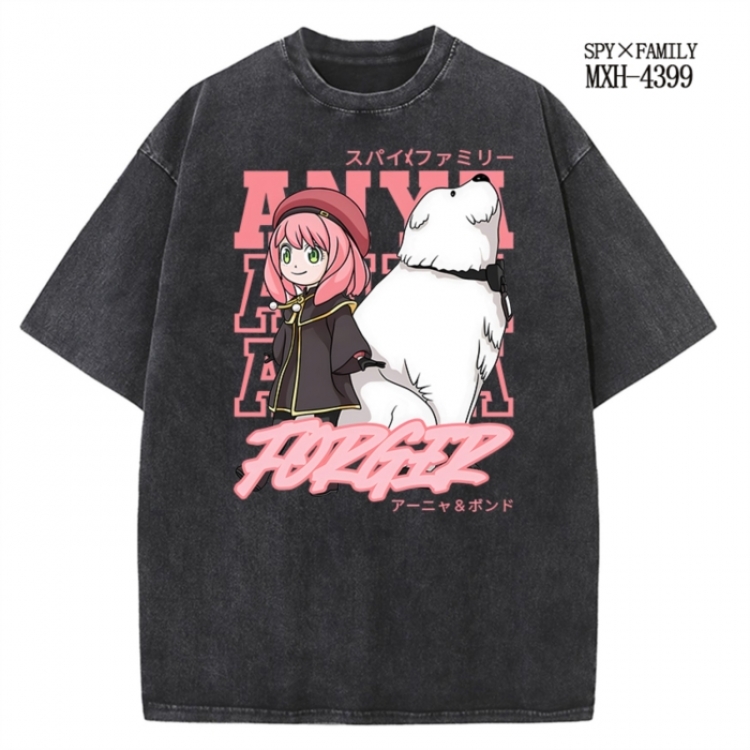 SPY×FAMILY Anime peripheral pure cotton washed and worn T-shirt from S to 2XL MXH-4399