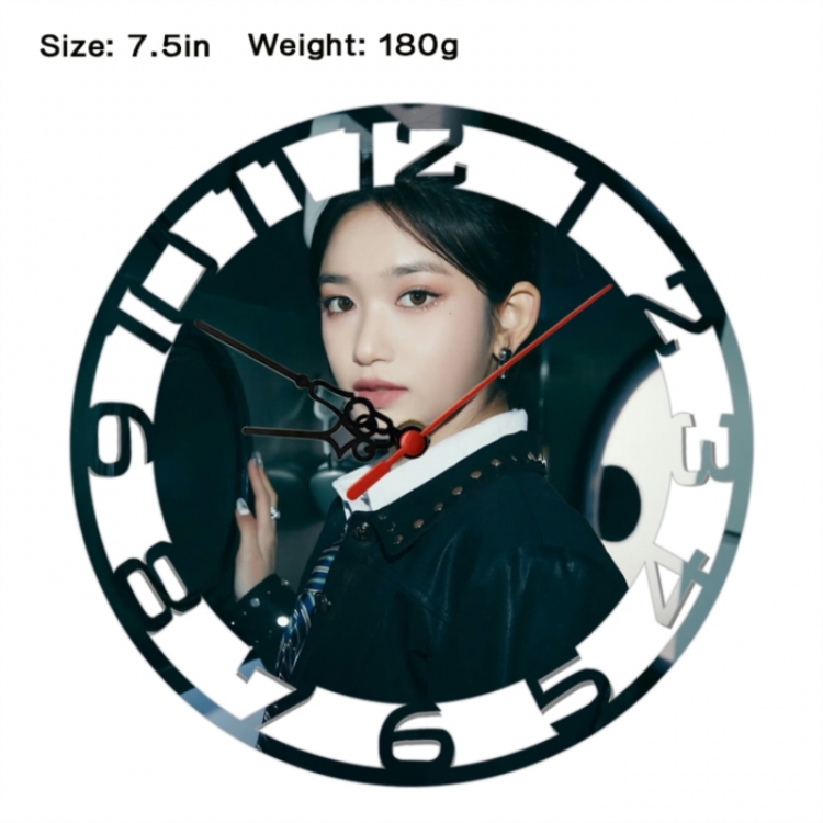 IVE Anime print alarm clock wall clock personality clock packaging