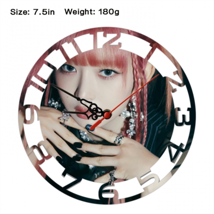 IVE Anime print alarm clock wall clock personality clock packaging