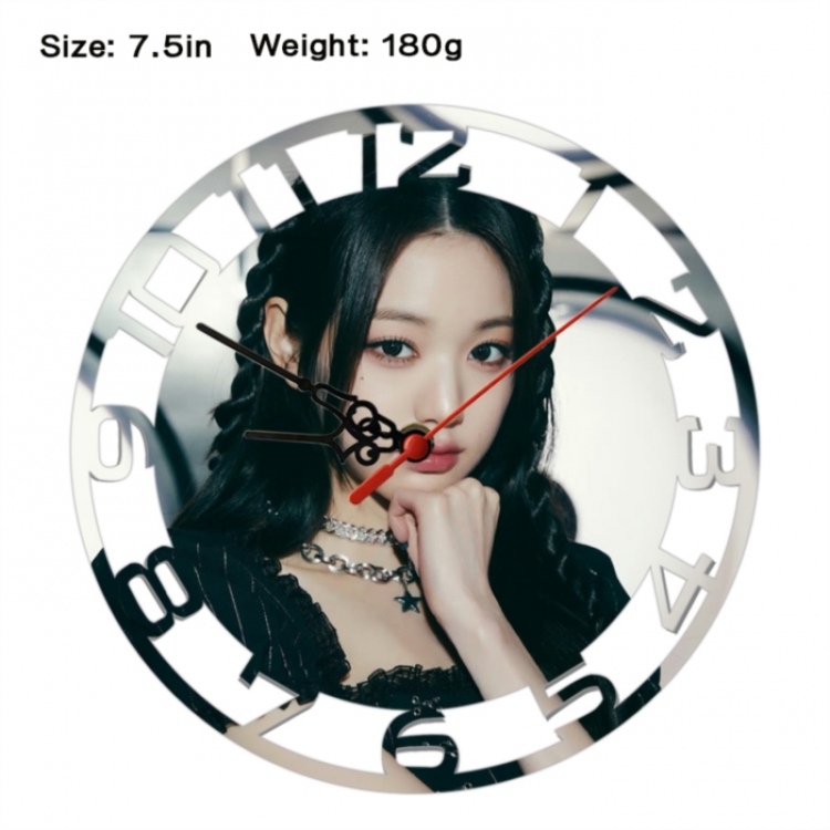 IVE Anime print alarm clock wall clock personality clock packaging