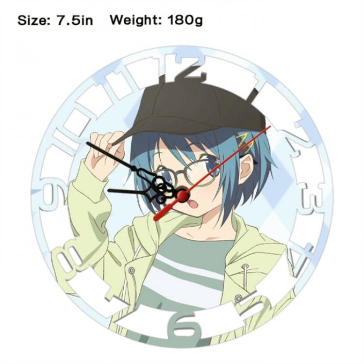 Magical Girl Madoka of the Magus Anime print alarm clock wall clock personality clock packaging size 25X25X4cm