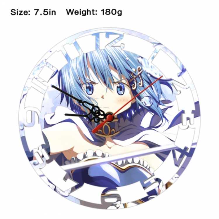 Magical Girl Madoka of the Magus Anime print alarm clock wall clock personality clock packaging size 25X25X4cm