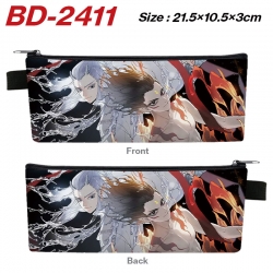Nezha Anime PU Leather Zipper ...
