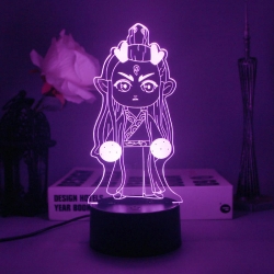 Nezha 3D night light USB touch...