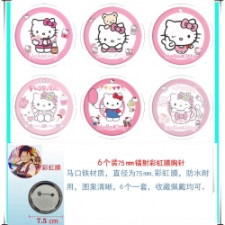 sanrio Anime Rainbow Mask Badg...