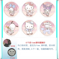 sanrio Anime Matte film brooch...