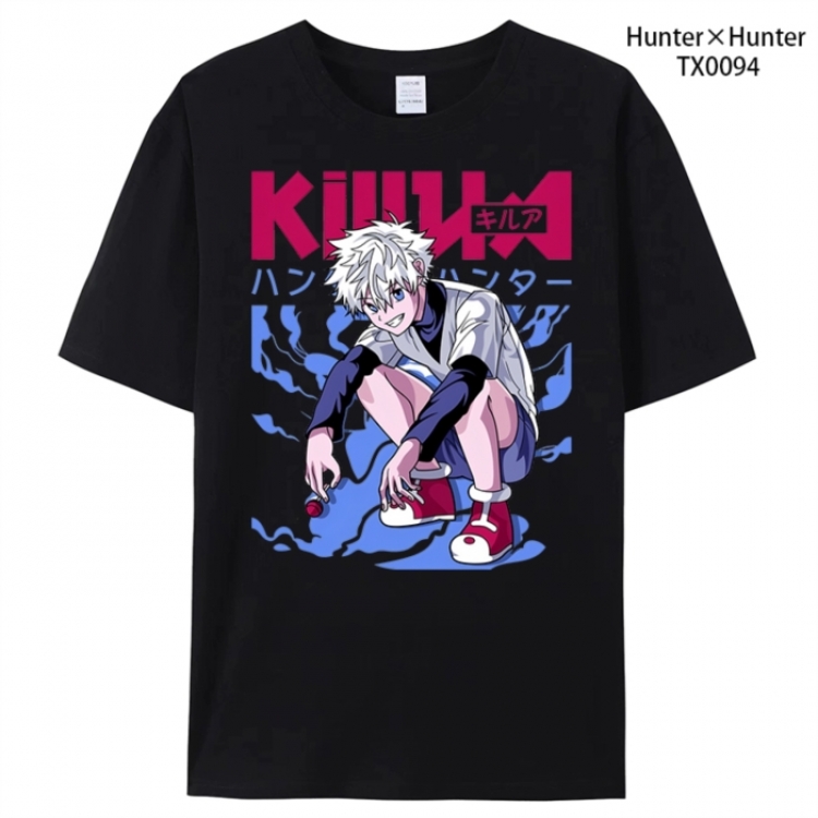HunterXHunter Anime peripheral printed pure cotton T-shirt from S to 4XL