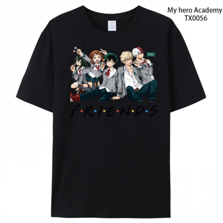 My Hero Academia Anime peripheral printed pure cotton T-shirt from S to 4XL