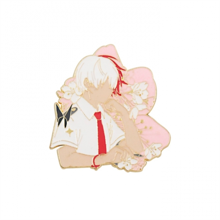My Hero Academia Cartoon metal brooch badge OPP packaging price for 5 pcs