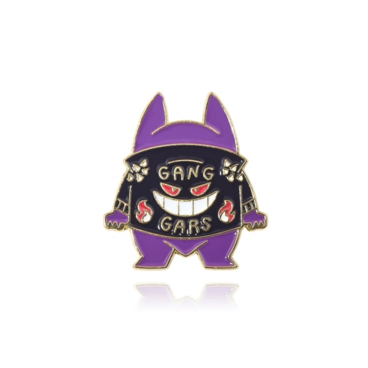 Pokemon Cartoon metal brooch badge OPP packaging price for 5 pcs