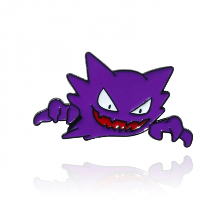 Pokemon Cartoon metal brooch badge OPP packaging price for 5 pcs