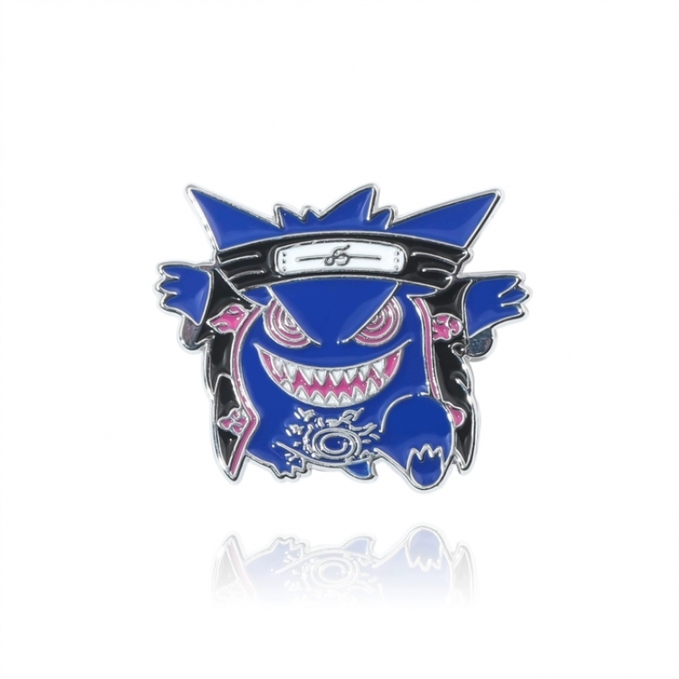 Pokemon Cartoon metal brooch badge OPP packaging price for 5 pcs