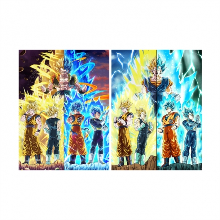 DRAGON BALL 3D anime gradient 3D painting decoration poster 41x31cm