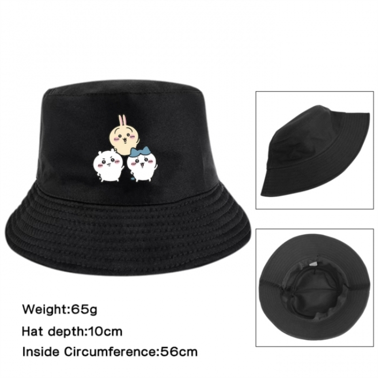 Chiikawa Anime Printed Outdoor Fisherman's Hat Sunshade Hat 56cm