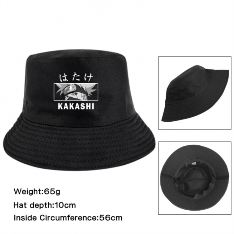 Naruto Anime Printed Outdoor Fisherman's Hat Sunshade Hat 56cm