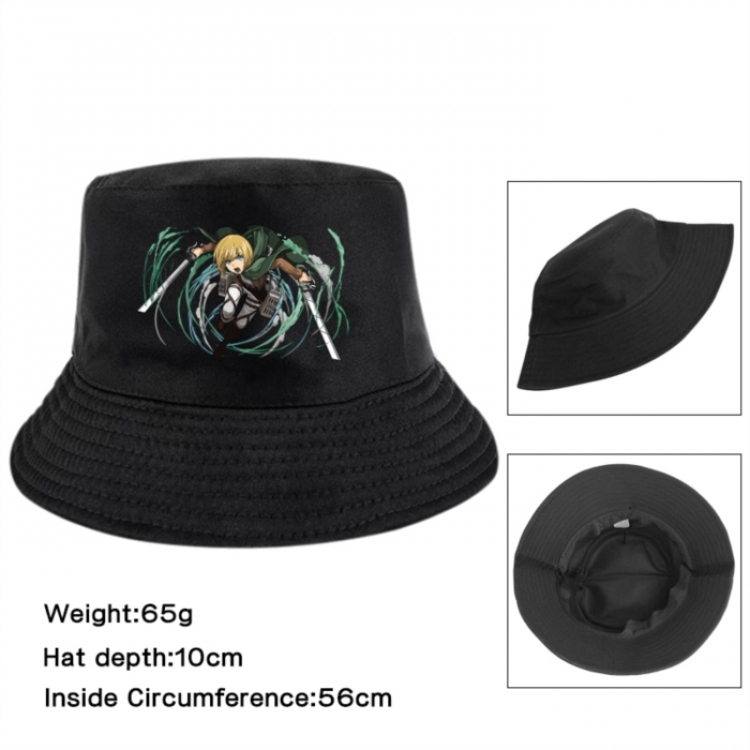 Shingeki no Kyojin Anime Printed Outdoor Fisherman's Hat Sunshade Hat 56cm