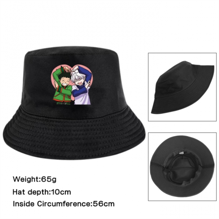 HunterXHunter Anime Printed Outdoor Fisherman's Hat Sunshade Hat 56cm