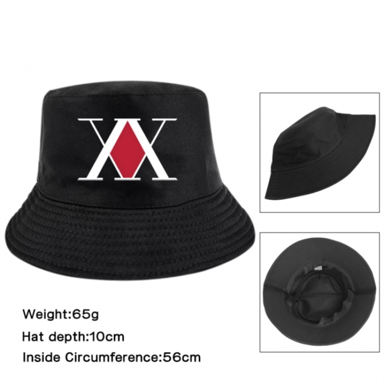 HunterXHunter Anime Printed Outdoor Fisherman's Hat Sunshade Hat 56cm