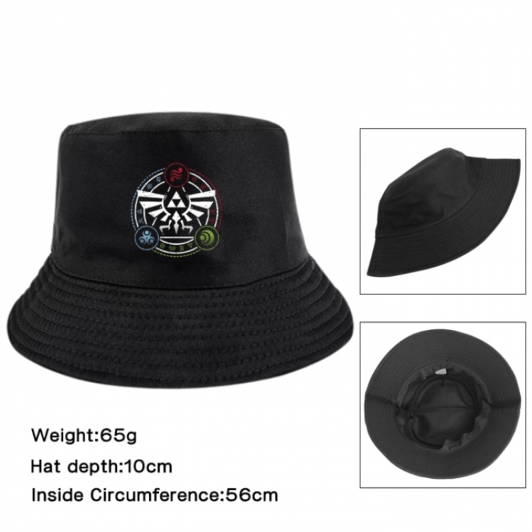 The Legend of Zelda Anime Printed Outdoor Fisherman's Hat Sunshade Hat 56cm