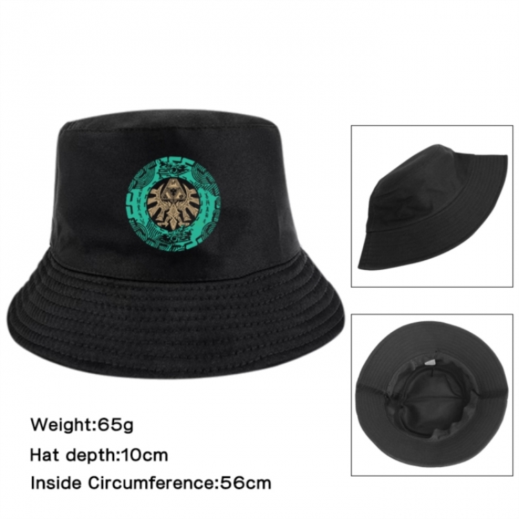 The Legend of Zelda Anime Printed Outdoor Fisherman's Hat Sunshade Hat 56cm