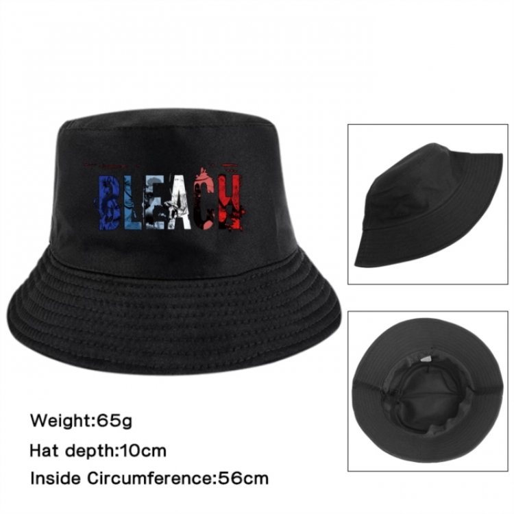 Bleach Anime Printed Outdoor Fisherman's Hat Sunshade Hat 56cm