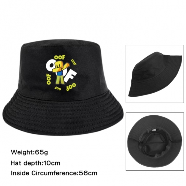 Roblox Anime Printed Outdoor Fisherman's Hat Sunshade Hat 56cm