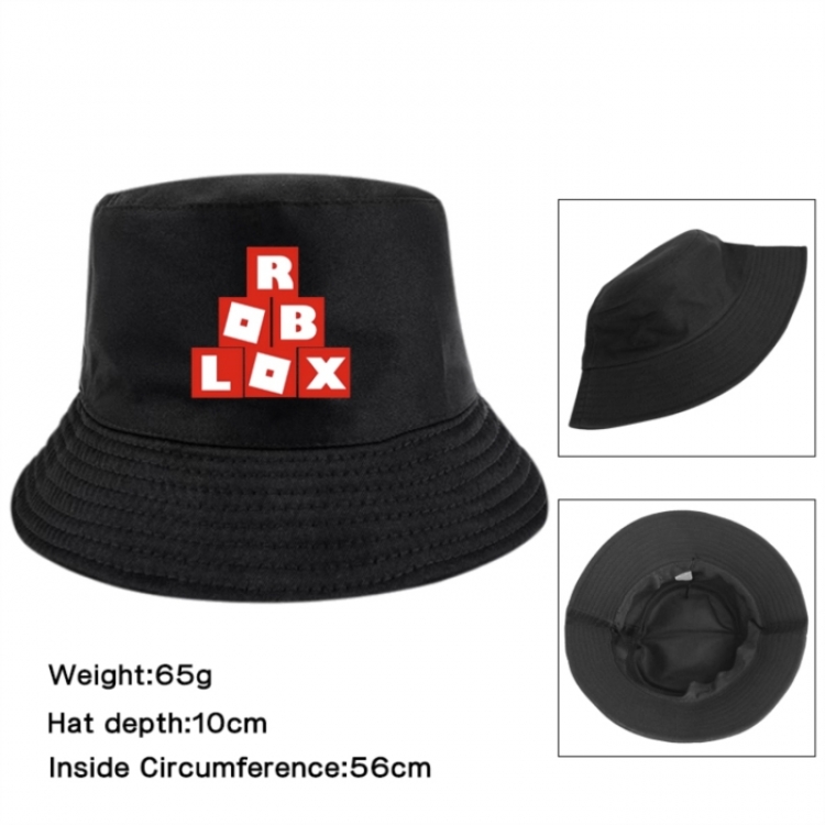 Roblox Anime Printed Outdoor Fisherman's Hat Sunshade Hat 56cm