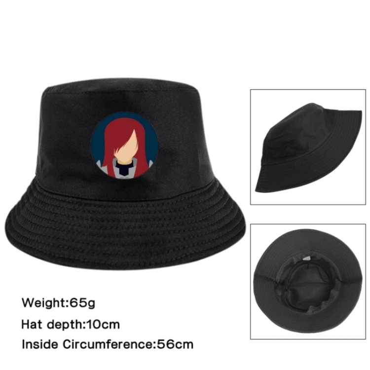 Fairy tail Anime Printed Outdoor Fisherman's Hat Sunshade Hat 56cm