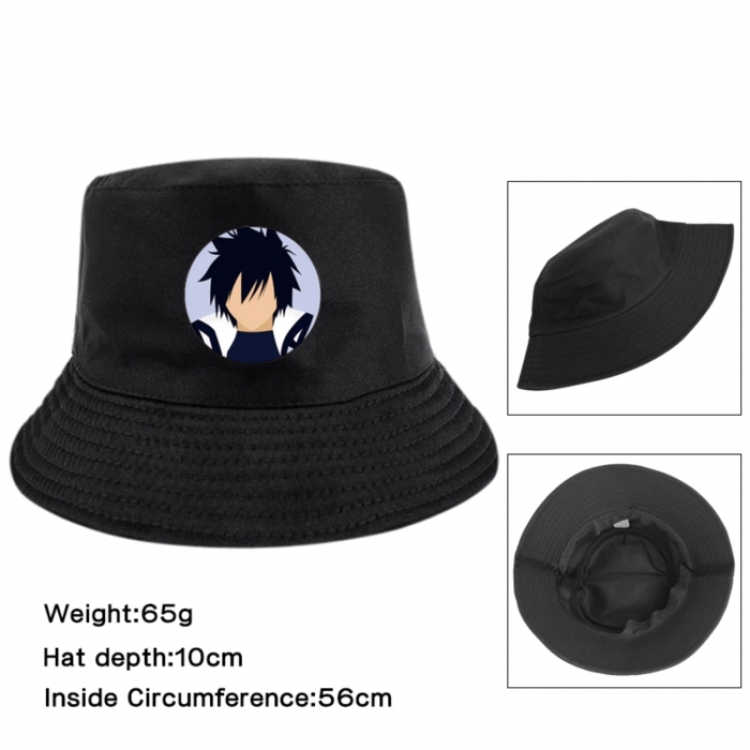 Fairy tail Anime Printed Outdoor Fisherman's Hat Sunshade Hat 56cm