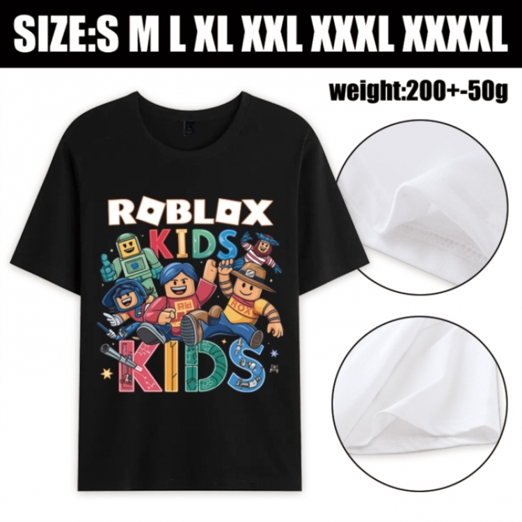Roblox Anime printed pure cotton short sleeved T-shirt from S to 4XL