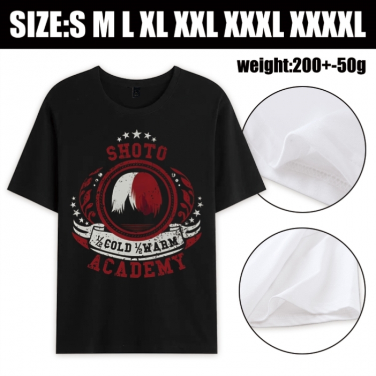 My Hero Academia Anime printed pure cotton short sleeved T-shirt from S to 4XL