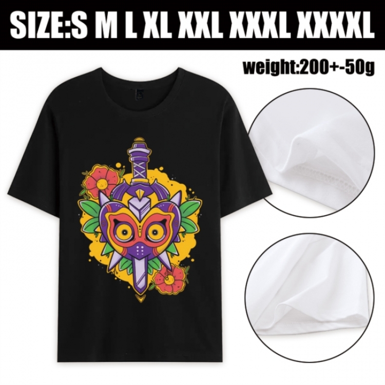 The Legend of Zelda Anime printed pure cotton short sleeved T-shirt from S to 4XL