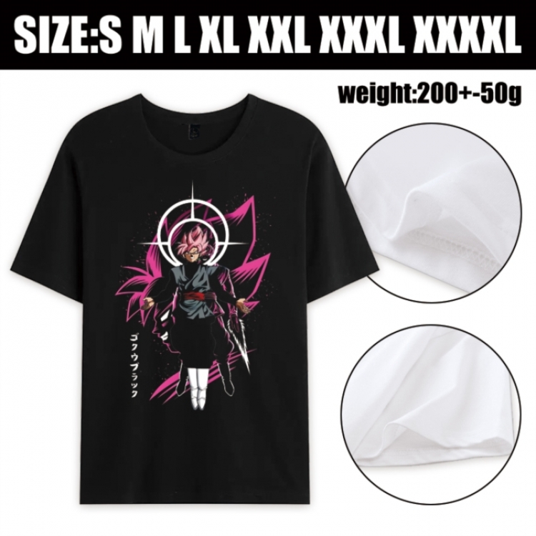 DRAGON BALL Anime printed pure cotton short sleeved T-shirt from S to 4XL