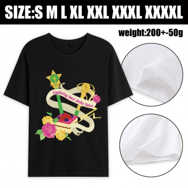 sailormoon Anime printed pure cotton short sleeved T-shirt from S to 4XL