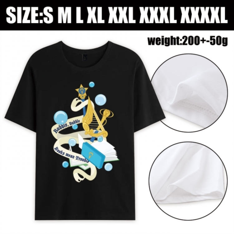 sailormoon Anime printed pure cotton short sleeved T-shirt from S to 4XL