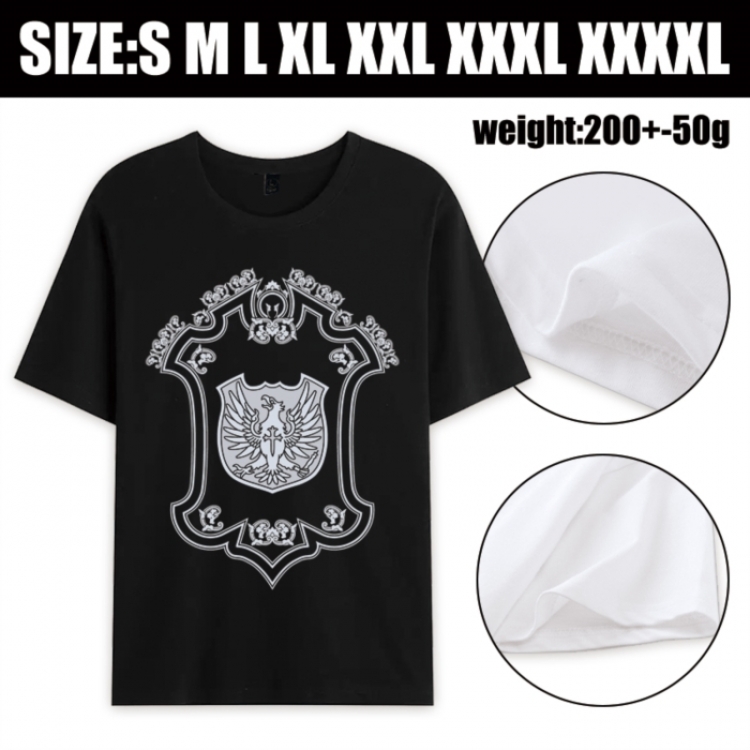 Black Clover Anime printed pure cotton short sleeved T-shirt from S to 4XL