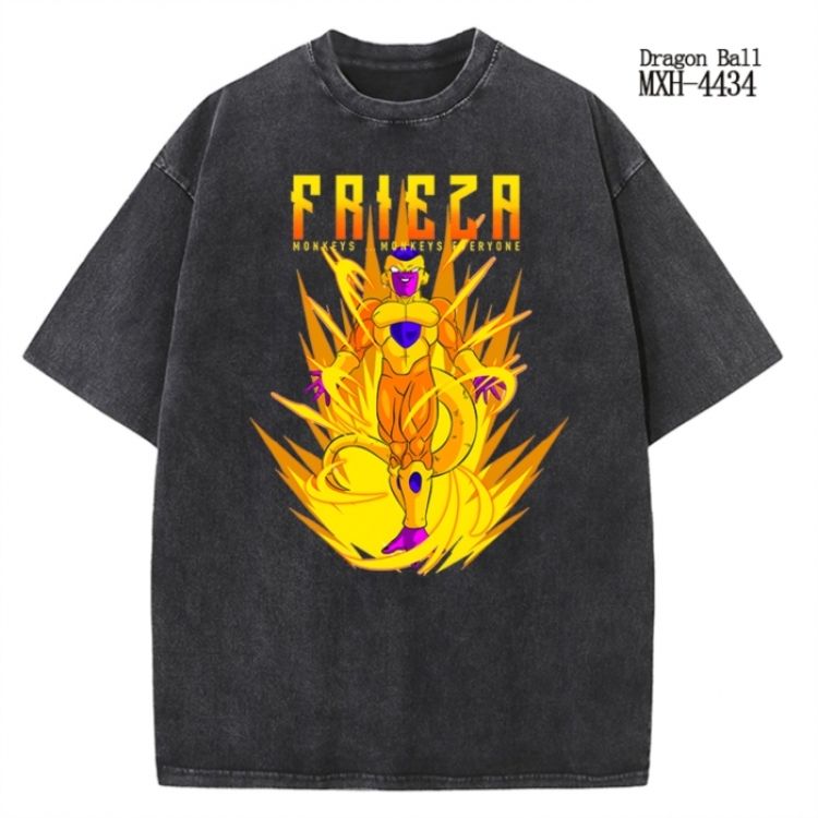 DRAGON BALL Anime peripheral pure cotton washed and worn T-shirt from S to 2XL MXH-4434