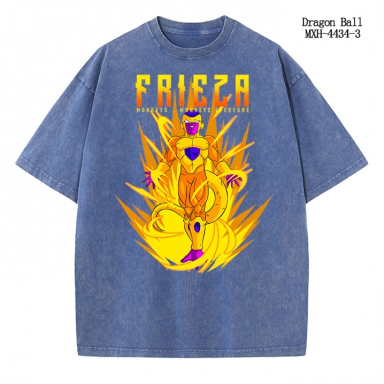 DRAGON BALL Anime peripheral pure cotton washed and worn T-shirt from S to 2XL  MXH-4434-3