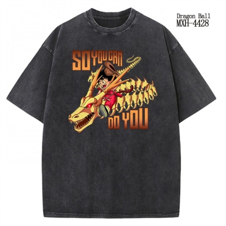 DRAGON BALL Anime peripheral pure cotton washed and worn T-shirt from S to 2XL  MXH-4428
