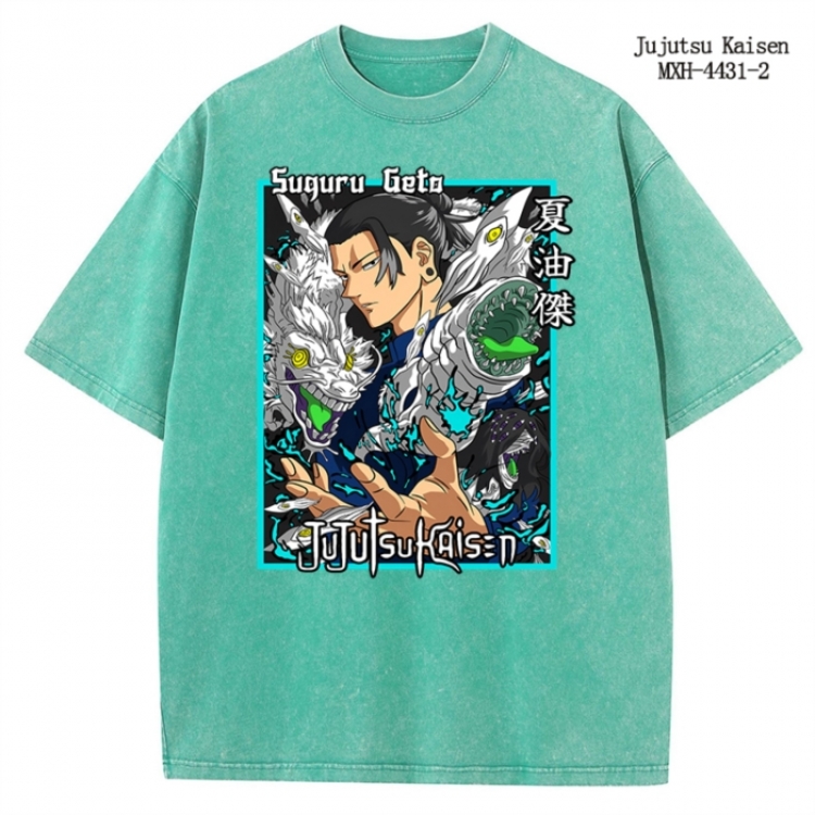 Jujutsu Kaisen  Anime peripheral pure cotton washed and worn T-shirt from S to 2XL